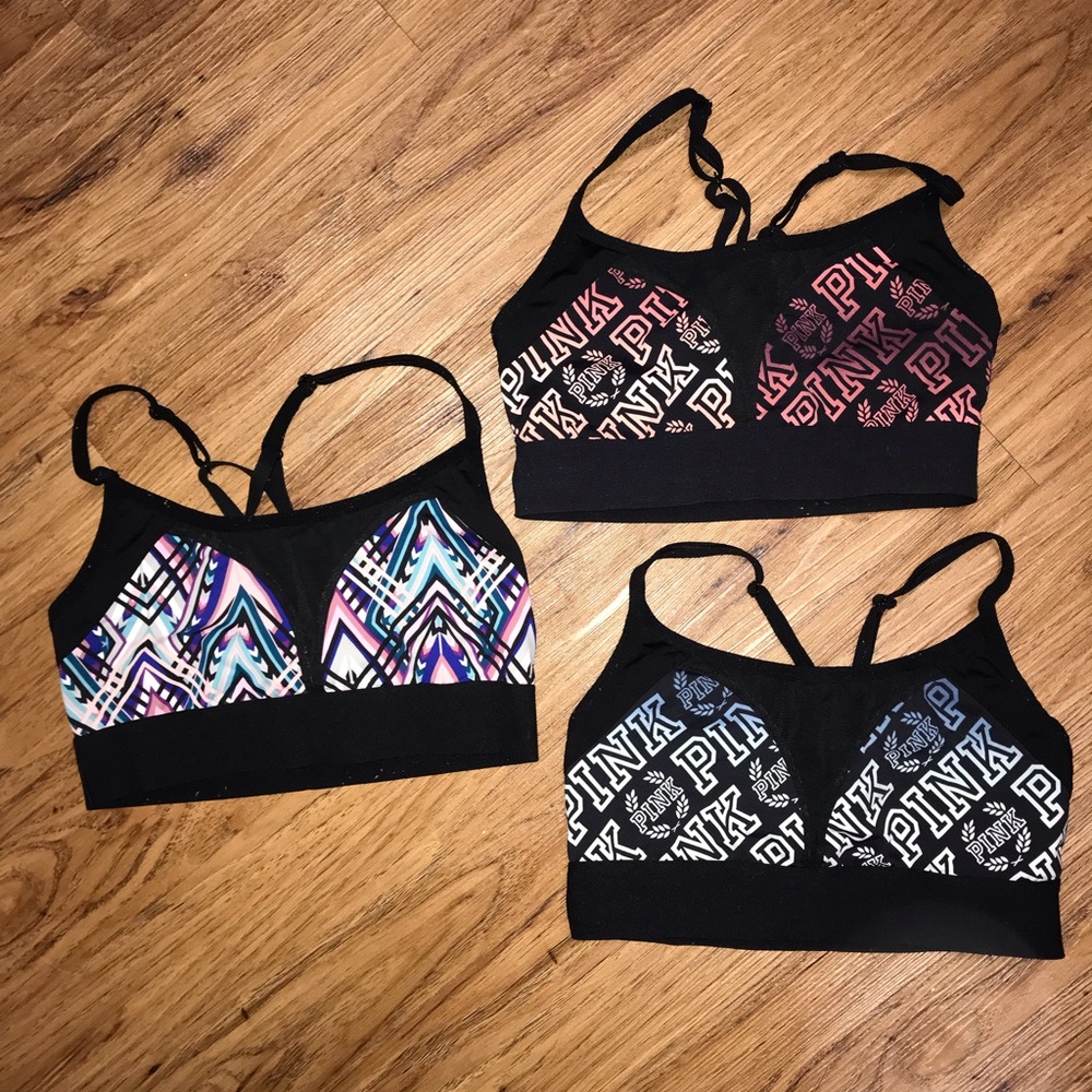 Victoria’s Secret Pink sports bras